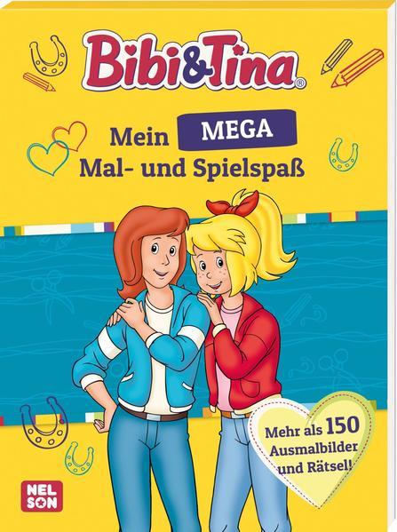 Bibi und Tina: Mein MEGA Mal- und Spielspaß (Mängelexemplar)