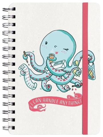 Happy me Notizbuch Octopus A5