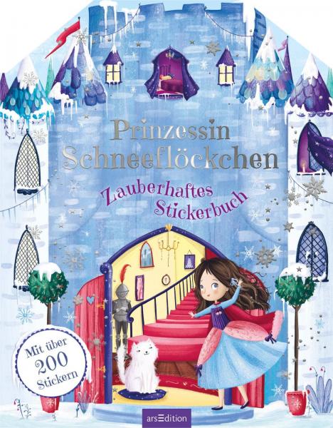 Prinzessin Schneeflöckchen - Zauberhaftes Stickerbuch - Mit über 200 Stickern (Mängelexemplar)