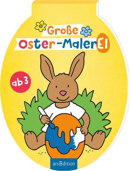 Große Oster-Malerei - Malbuch ab 3 Jahren (Mängelexemplar)