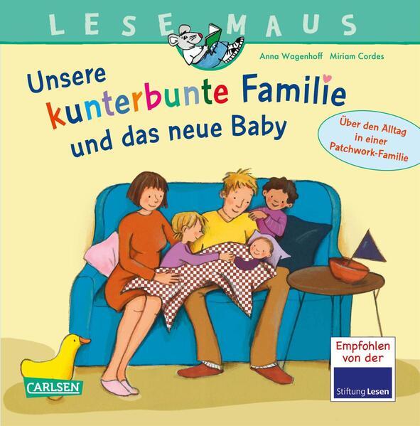 LESEMAUS 173: Unsere kunterbunte Familie und das neue Baby (Mängelexemplar)