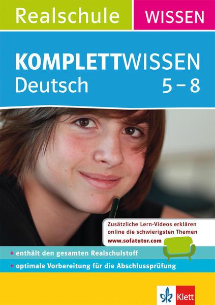 KomplettWissen Realschule Deutsch 5. - 8. Klasse