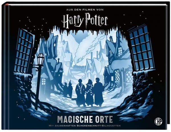 Harry Potter - Magische Orte - mit zauberhaften Scherenschnitt-Silhouetten (Mängelexemplar)
