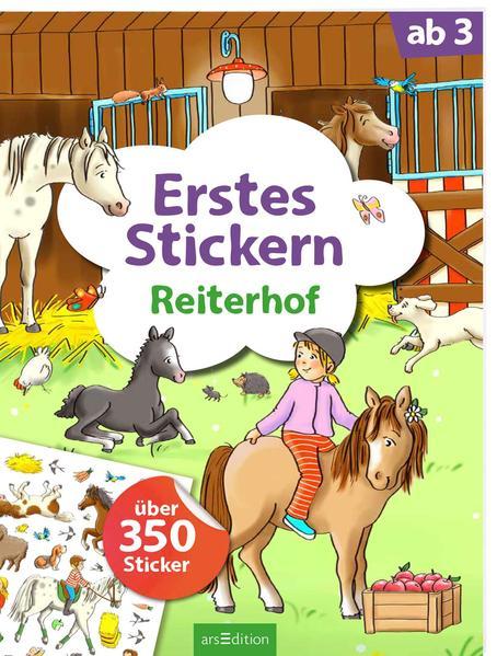Erstes Stickern – Reiterhof - Über 350 Sticker (Mängelexemplar)