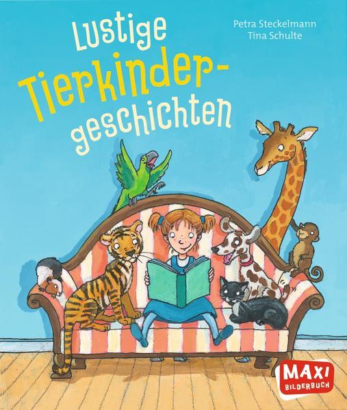 Lustige Tierkinder-Geschichten (MAXI Bilderbuch)