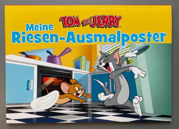Riesen-Ausmalblöcke: Tom und Jerry (Mängelexemplar)