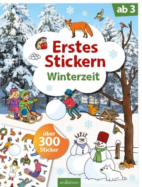 Erstes Stickern – Winterzeit - Über 300 Sticker (Mängelexemplar)